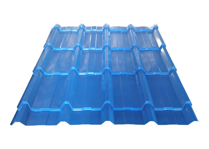 Automatic 840 Glazed Tile Roll Forming Machine 300 H Steel Frame Customized Color