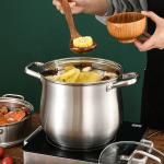 Hot Sale Stainless Steel 18/8 Drum Soup Pot Cooking Pot Soup & Stock Pots With