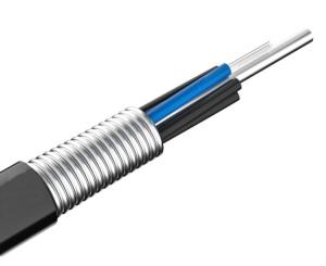 China 1km 2km GYTA GYTS Armored SM Leather Outdoor Fiber Optic Cable wholesale