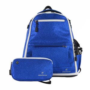 China Travel Used Girls Sequin Backpack , Comfortable Blue Cheer Backpack wholesale