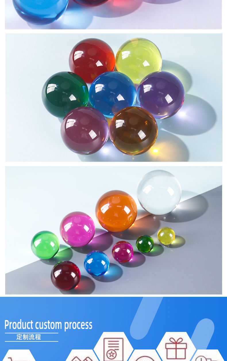D60mm Clear Acrylic Ball Logo Print Unisex For Sports Toy