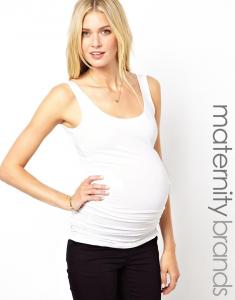 China Plain white maternity tank tops factory wholesale in cheap price wholesale