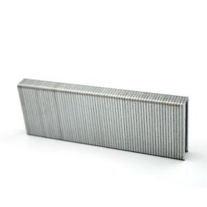 China 16 Gauge Pneumatic Staple N25 Medium Crown Air Staple ISO Standard Straight Nail wholesale
