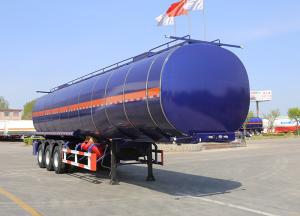 China 12t Grade 3 Axle 40000L-50000L Working Bin Carbon Steel Oil Fuel Tank Semi-Trailer wholesale