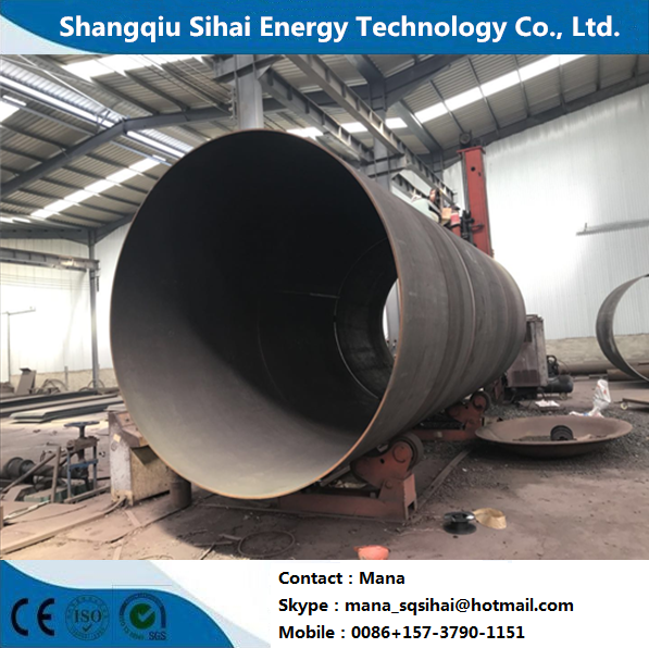 8-10Tons Daily Capacity Waste Tire Pyrolysis Machine 2200*6600mm