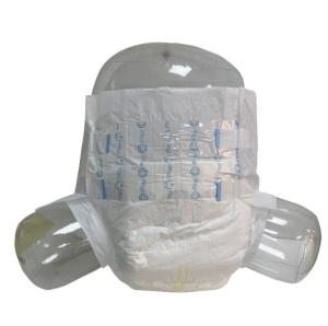 China ISO Soft Cotton 1500ml Unisex Adult Diapers PE Double Leak Proof wholesale