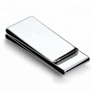 China Personalized metal unique cheap stainless steel wallet money clip wholesale