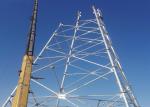 10KV - 1000KV Tubular Transmission Tower Custom Height High Yeild Strength