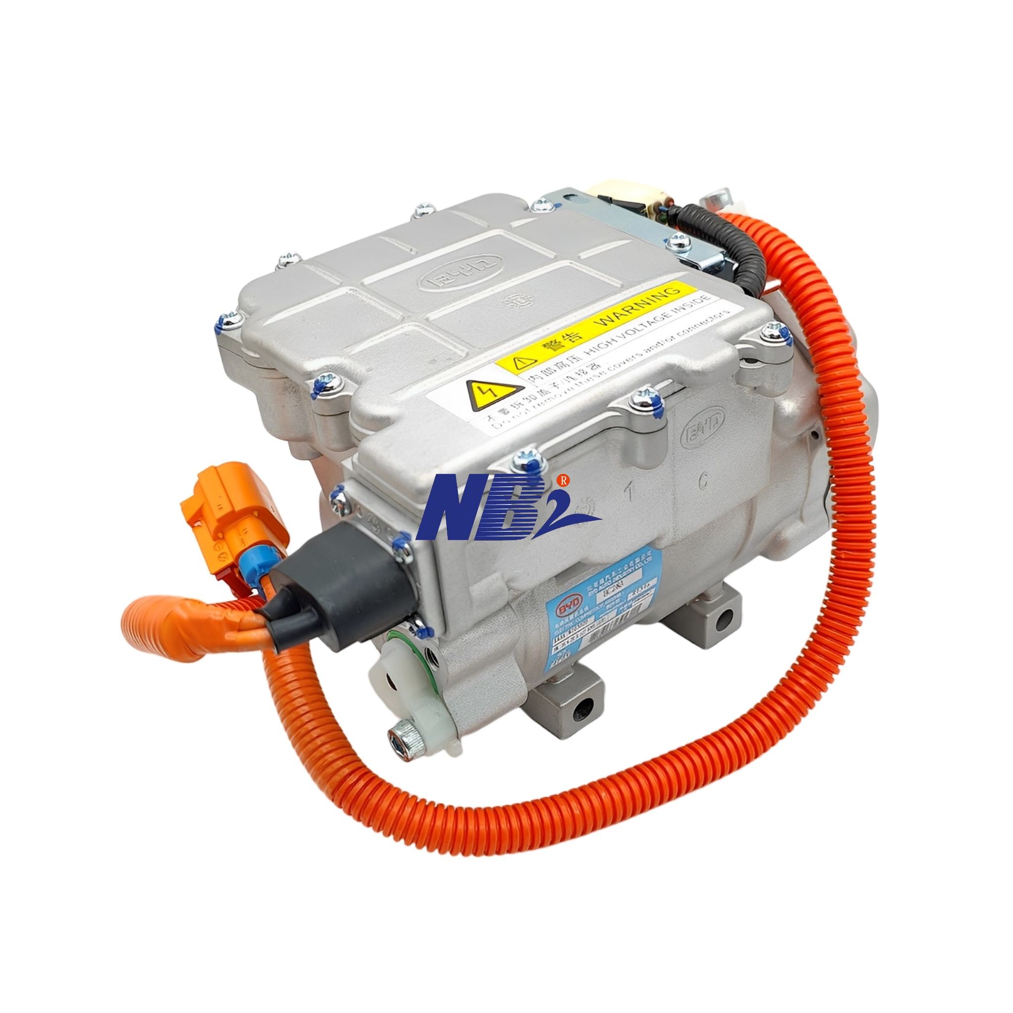 Durable Compact Electric Vehicle AC Compressor BYD DM DM18-19475V SAHA-8103020A