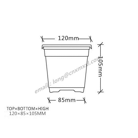 wholesale nursery pots wholesale bonsai pots plastic flower pot plant in low price