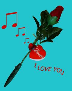 China Musical rose shape PIR activation Voice Recordable Gifts for lover's presents wholesale
