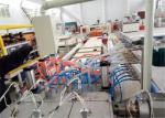 Double Screw Plastic Profile Extrusion Line / Wpc Profile Extrusion Machine