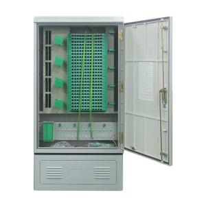 China 288 Cores Outdoor Fiber Optic Cross Connect Cabinet SMC FTTH FTTX Telecom CATV wholesale