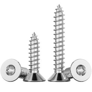 China Stainless Steel Pan Head Screw ST5.5 ST6.3 Countersunk Head Cap Screw wholesale