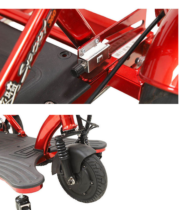 48v Lithium Battery Electric Scooter Motorcycle 400W Customized