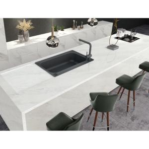 China White Quartz Counter Top 3cm Quartz Countertops For Bathrooms wholesale