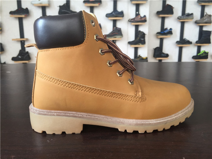 Double Stitching Army Winter Boots Dry Process PU Leather Waterproof