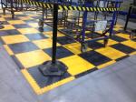 Waterproof Gray PVC Garage Flooring Tile For Indoor Outdoor