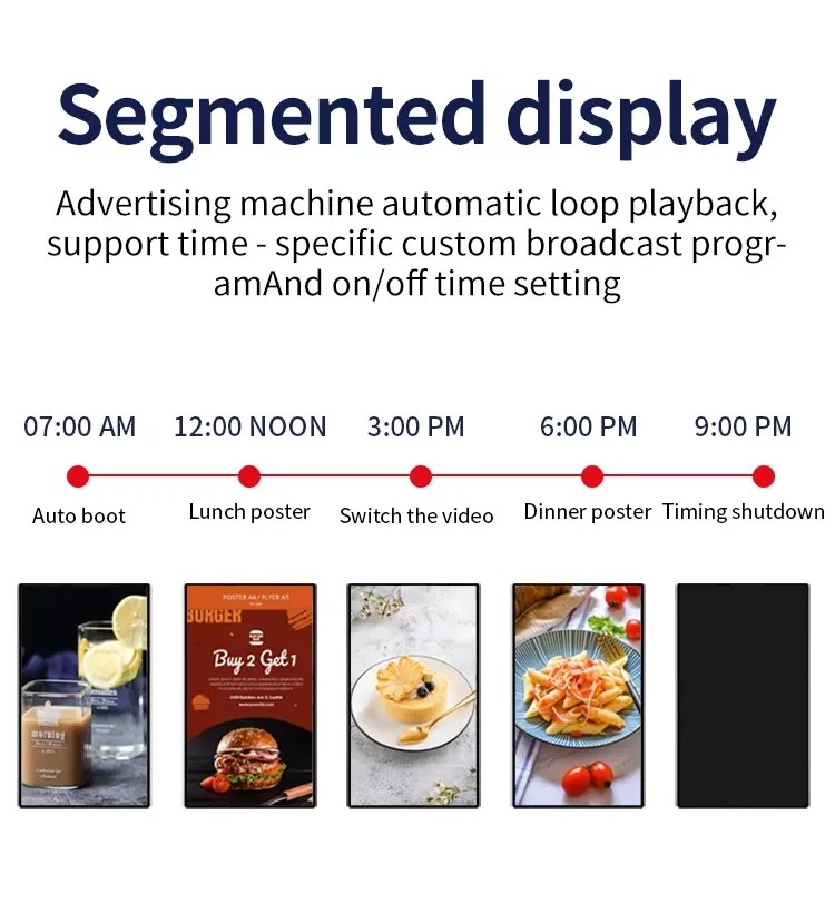 Touch Screen Interactive Digital Kiosk 21.5 32 43 55 65 75 Inch Wall Hanging