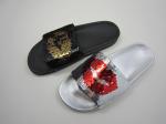 Girl'S Bow Lip Beaded Eva Foam Summer Slipper Shoes