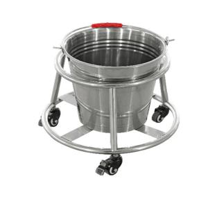 China Hospital Equipment SUS Removable Medical Kick Bucket On Wheels wholesale
