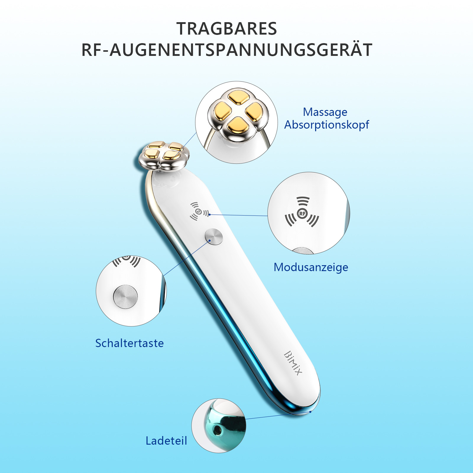 OEM ODM Service Eliminate Eye Bags 96g Eye Beauty Device