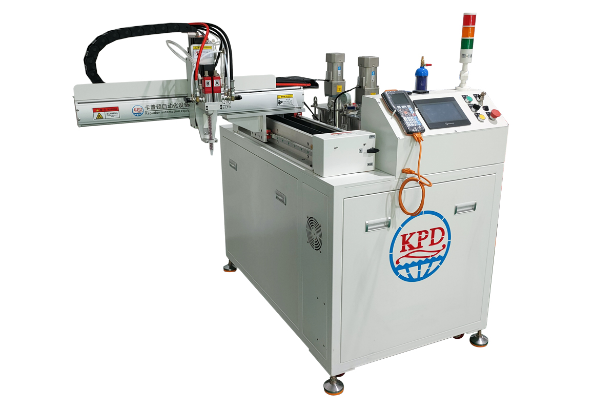 Standalone 2 Component Silicone Grease Glue Dispensing Machine for Electronic Potting