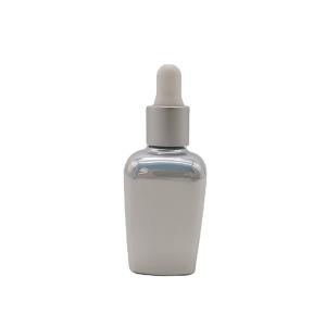 China Aromatherapy Silver Glass Dropper Bottles 15ml 20ml wholesale