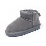 Winter Cowhide Snow Boots Plus Velvet Genuine Leather Short Boots Waterproof Non