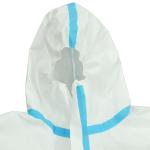 Hospital Work Disposable Protective Coverall Asbestos Suits Eco Friendly