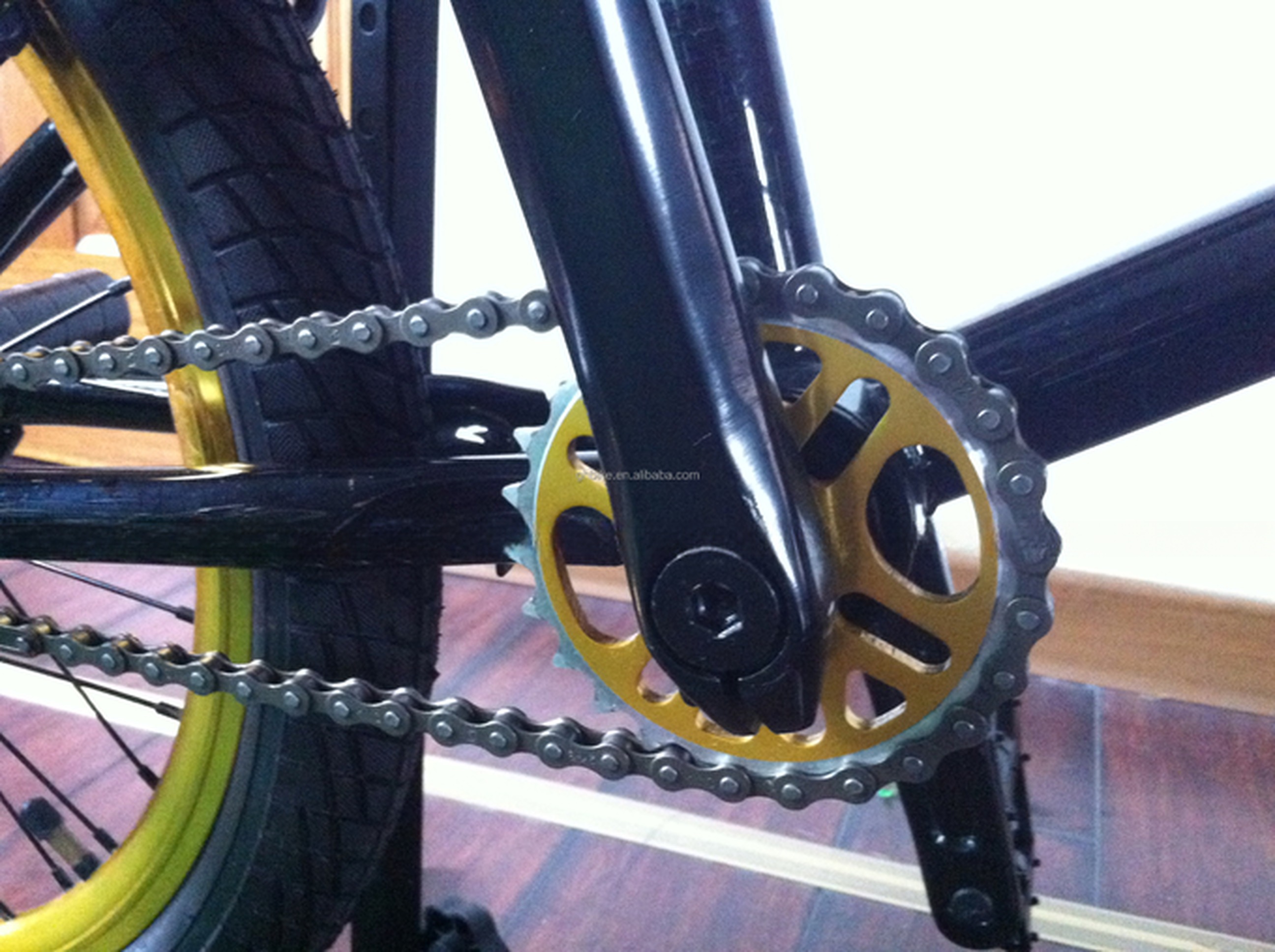 Velo PU Seat 20"x2.25 Kenda Street OEM Gold Color BMX Bike for Single Speed Gears