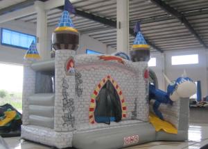 China Digital Printing Dragon Large Bouncy Castle , Waterproof Princess Jumping Castle wholesale