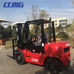 China 3000kg Capacity Diesel Forklift Truck Automatic Transmission 3m Lifting Height wholesale