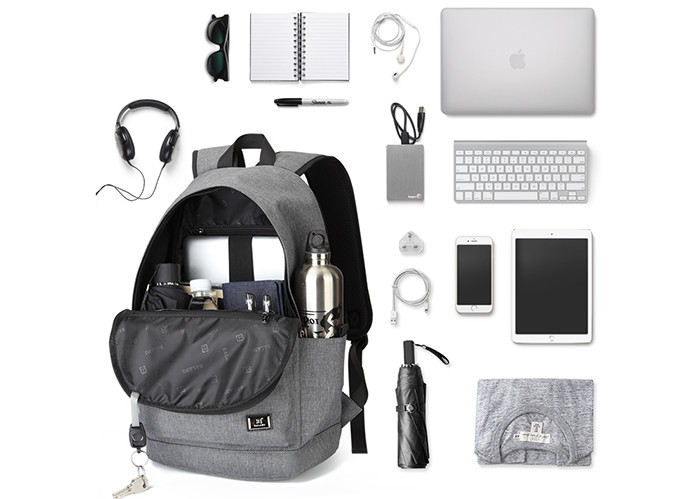 Wholesale Laptop Backpack With Laptop Compartment And USB Charger For Traveling , Sports And School