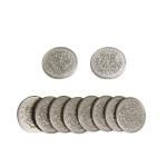 Round Arcade Game Machine Parts Stainless Steel / Copper Token Coin With Logo