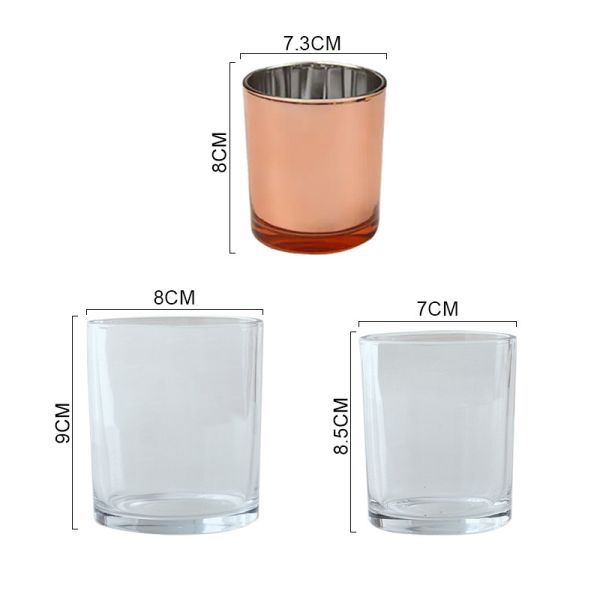 Commercial Electroplated Candle Cups: Bulk Supply, Custom Shapes, B2B OEM/ODM Services