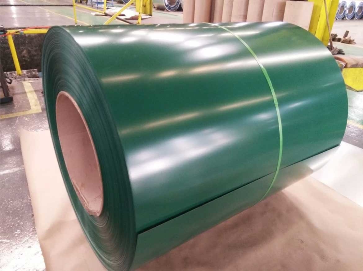 Hot Dip Green Color Prepainted Galvalume Steel Coil