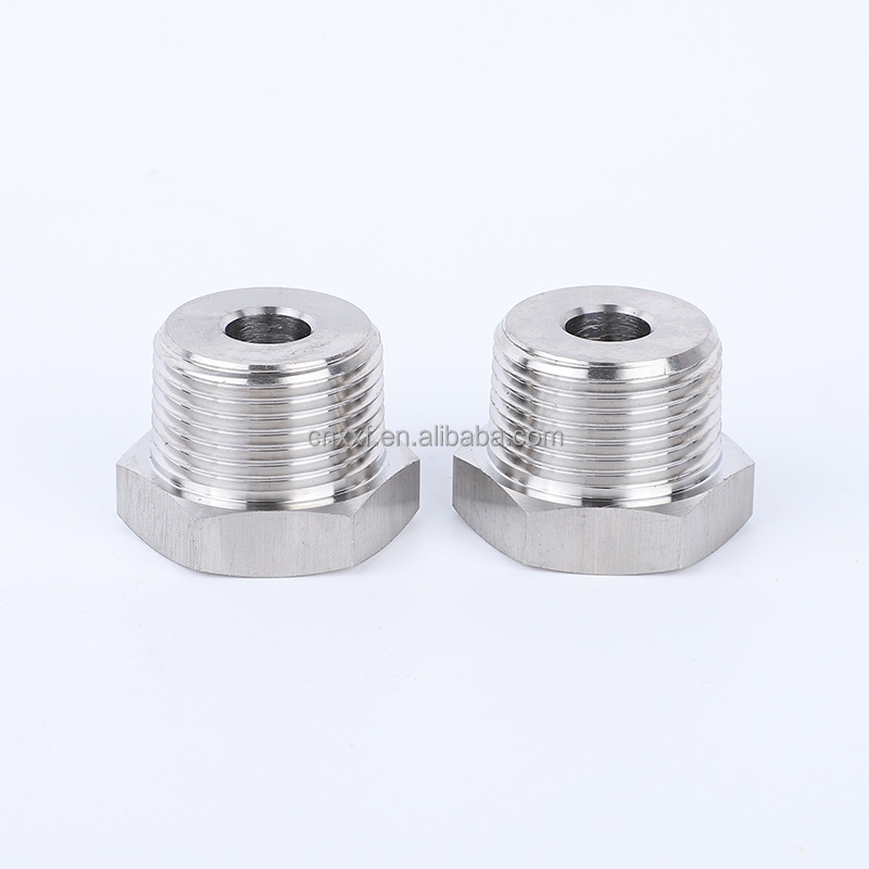 Casting NXF UNS SS44600/X10CRALSI25/H24JS/446/Z12CAS25/1.4762 Stainless Steel Hex Head Bushing 1/8-4 Inch Customizable Head Plug