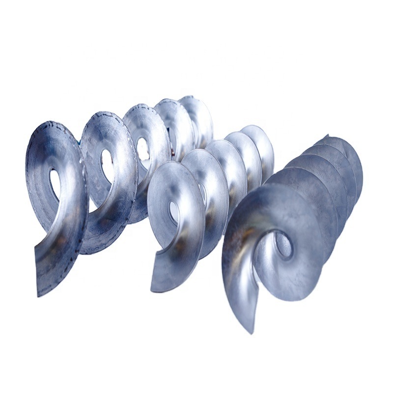 OEM Custom Stainless Steel Small Flexible Grain Auger Screw Flight