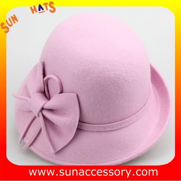 Fashion 100% Australia wool felt ladies hats from Sun Accessory