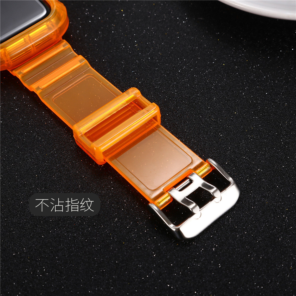 Light Weight Smart Watch Replacement Bands TPU Neon Color Anti Shock For Iwatch