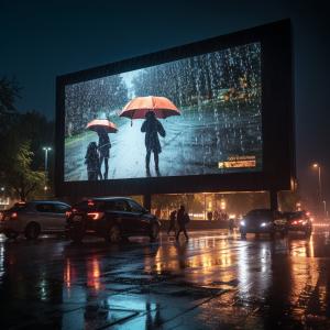 China Sealed P5 Outdoor Waterproof LED Display 5500nit-8500nit Brightness wholesale