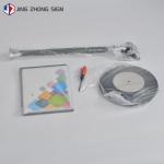 1170X280mm Metal Poster Display Stand Adjustable Pedestal For Supermarket