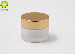 China 30ml Frosted Glass Cosmetic Cream Jar Custom Printing Logo Acceptable wholesale