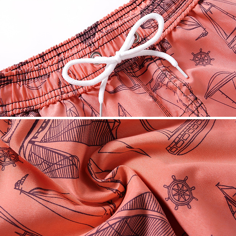 Oem Factory Manufacturer Custom Logo Quick Dry Drawstring Child Beach Surf Shorts