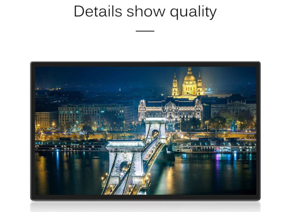Smooth Control Interactive Digital Signage Thin 10.1 Inch SKD Kit Capacitive Touch