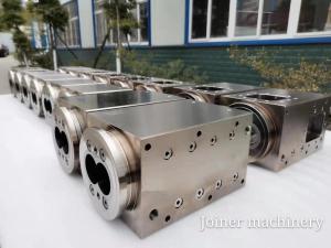 China Buhler 155 Twin Screw Extruder Screws Barrels for Petrochemical Industry wholesale