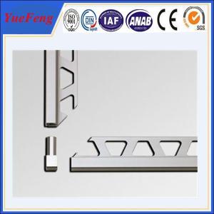 China OEM ceramic tile corner trim supplier, brushed aluminium trim profiles factory wholesale