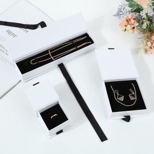 China Bracelet Necklace Ring Luxury Jewelry Drawer Box With Cardboard Paper Packaging wholesale