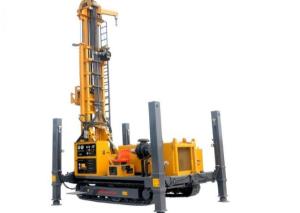 China Steel Crawler Mounted Rotary 260m Portable Drilling Rig For Water Well wholesale